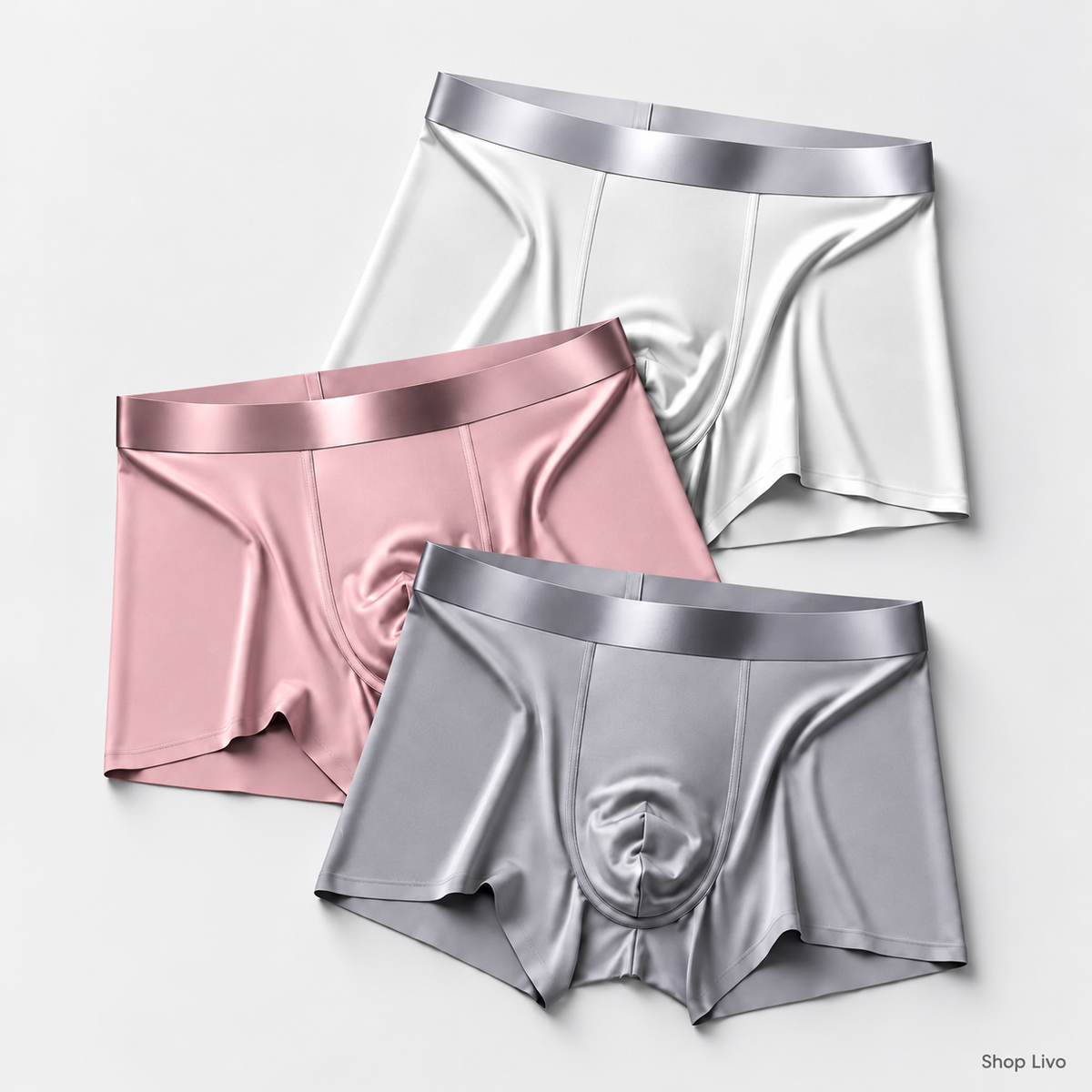 Men's Ultra Soft Ice Silk Lycra Material Comfortable Underwear | Light-Weight | Breathable | Anti-Bacterial